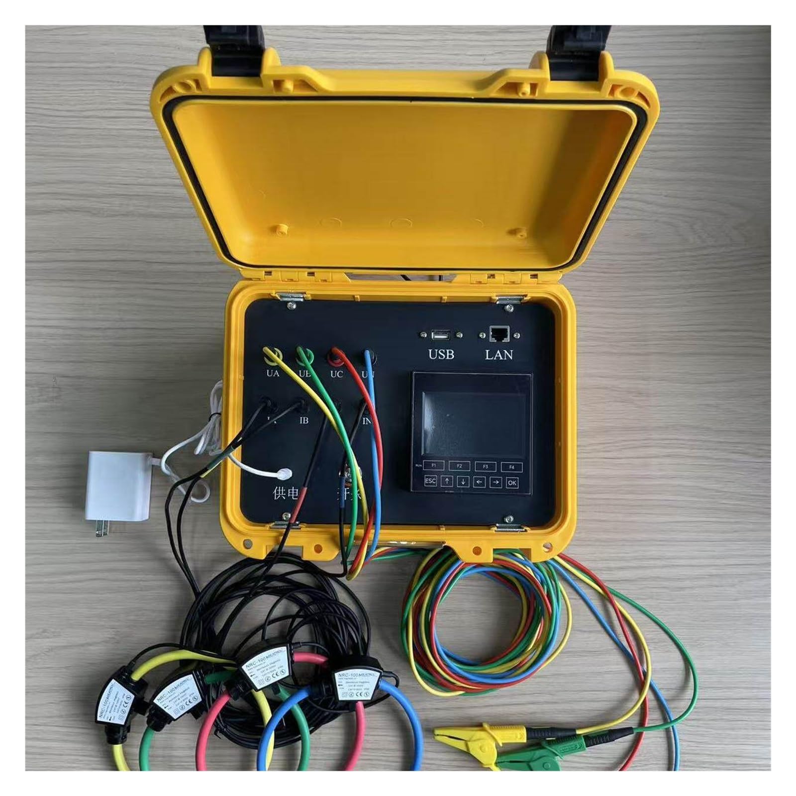 LNHHG Power Quality Analyzer Power Quality Analyzer, Rogowski Coil, Meter, Energy Consumption, Harmonic Waveform Recording(MQ41NRC200 6000A)