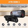 Funda protectora para Ayn Odin 3, NOUKAJU, a prueba de caídas, antiarañazos, a prueba de golpes, cubierta protectora de silicona para consola de juegos Ayn Odin 3 (negro) 3
