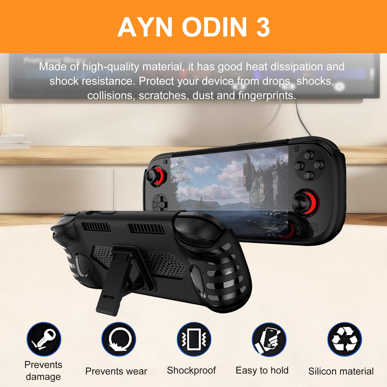 Amazon | Ayn Odin 3用ケース、NOUKAJU ゲームコンソール保護ケース