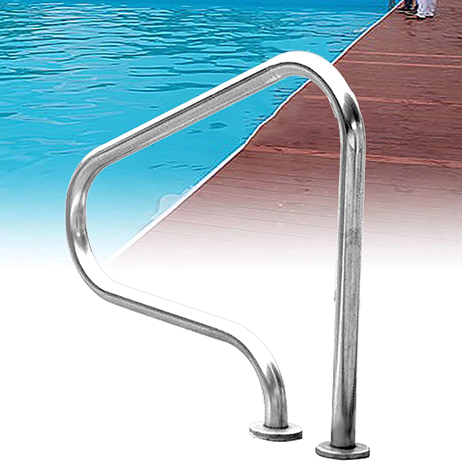 Main courante de piscine 31 pouces pour securiser les baignades