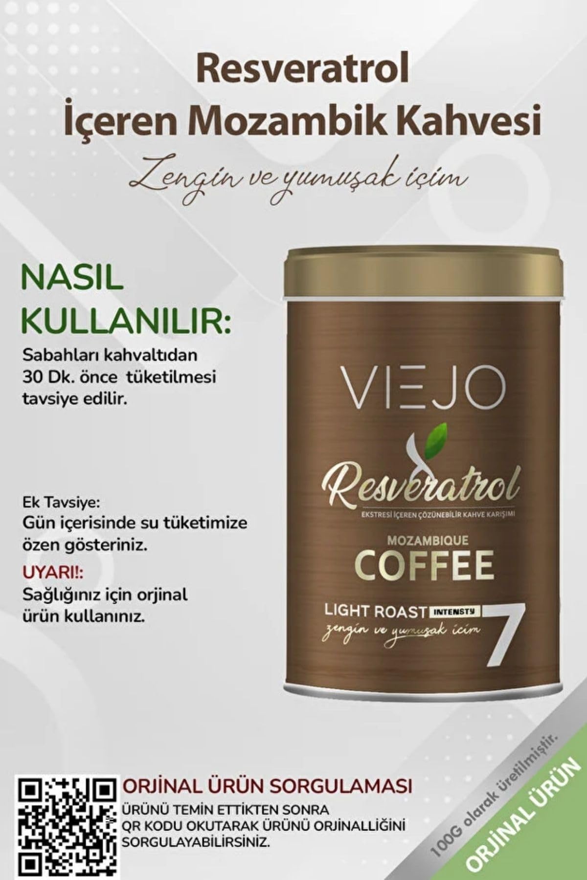うらら酵素 rinco by M Viejo Resveratrol İçeren Mozambique Kahvesi