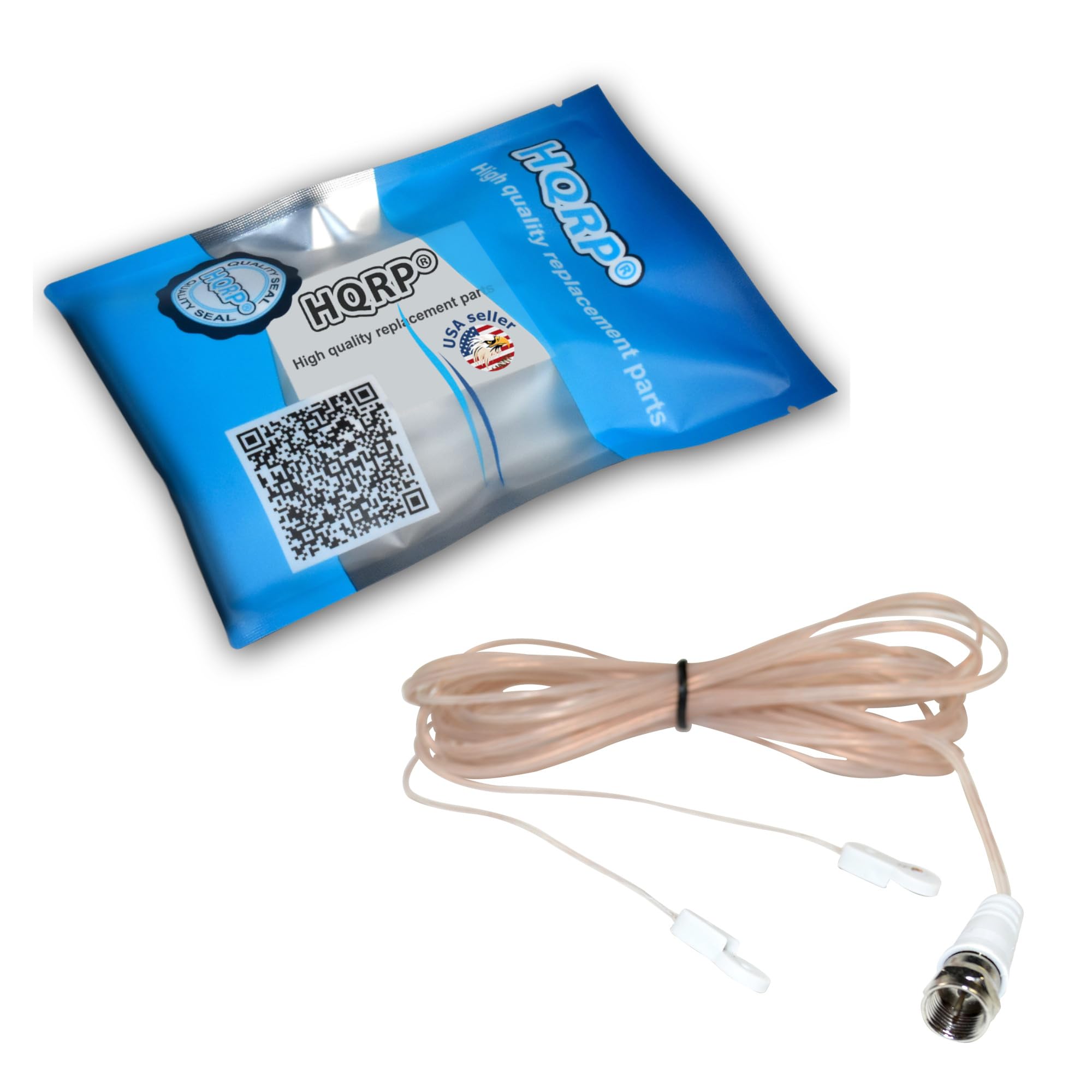 HQRP FM Antenna F-Type Connector for Tivoli Model One Model 10 Model Two Music System BT