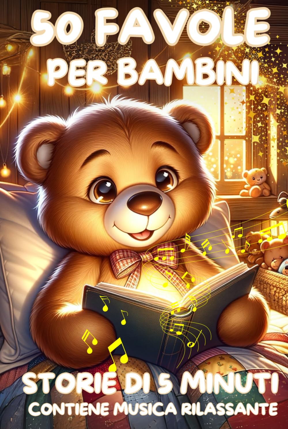 Storie di 5 Minuti 50 Favole per Bambini 0-3 anni: Brevi storie della Buonanotte con immagini dolcissime a colori (Momenti Magici: Favole e Filastrocche per Bambini)