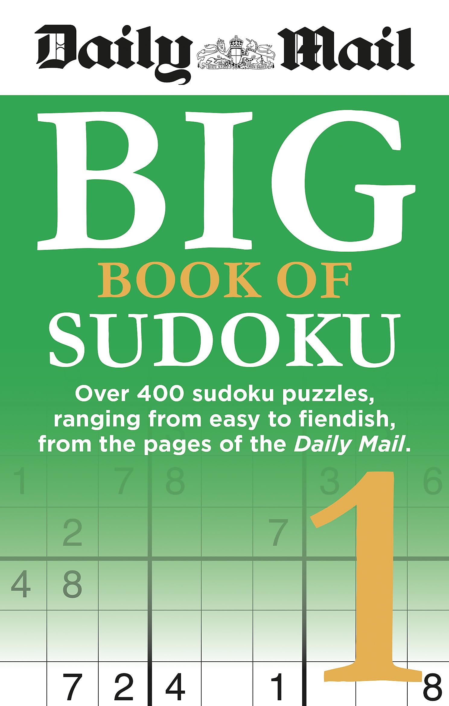 Daily Mail Big Book of Sudoku 1 by Daily Mail PAPERBACK 9780600635680