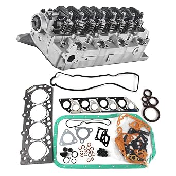 4D56 Complete Cylinder Head & Full Gasket Set fits for Mitsubishi Engine 4D56