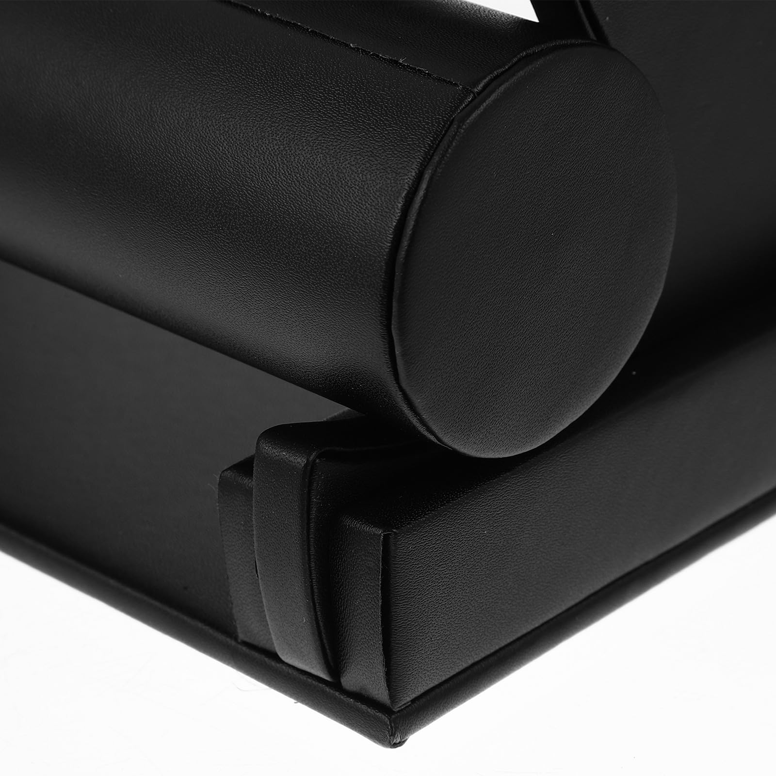 HOMSFOU Tisch Armbandständer 3 stufig aus Pu Leder Abnehmbarer Uhrenhalter Rutschfester Schmuckaufbewahrung Organizer für Armbänder Armreifen und Uhren