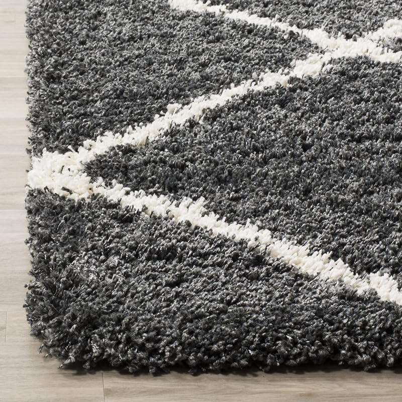 Image of F & B Rugs Luxurious Luck high Density Thick & Soft Shaggy Carpet Microfiber 2 Inch Pile Height 9 x 12 feet