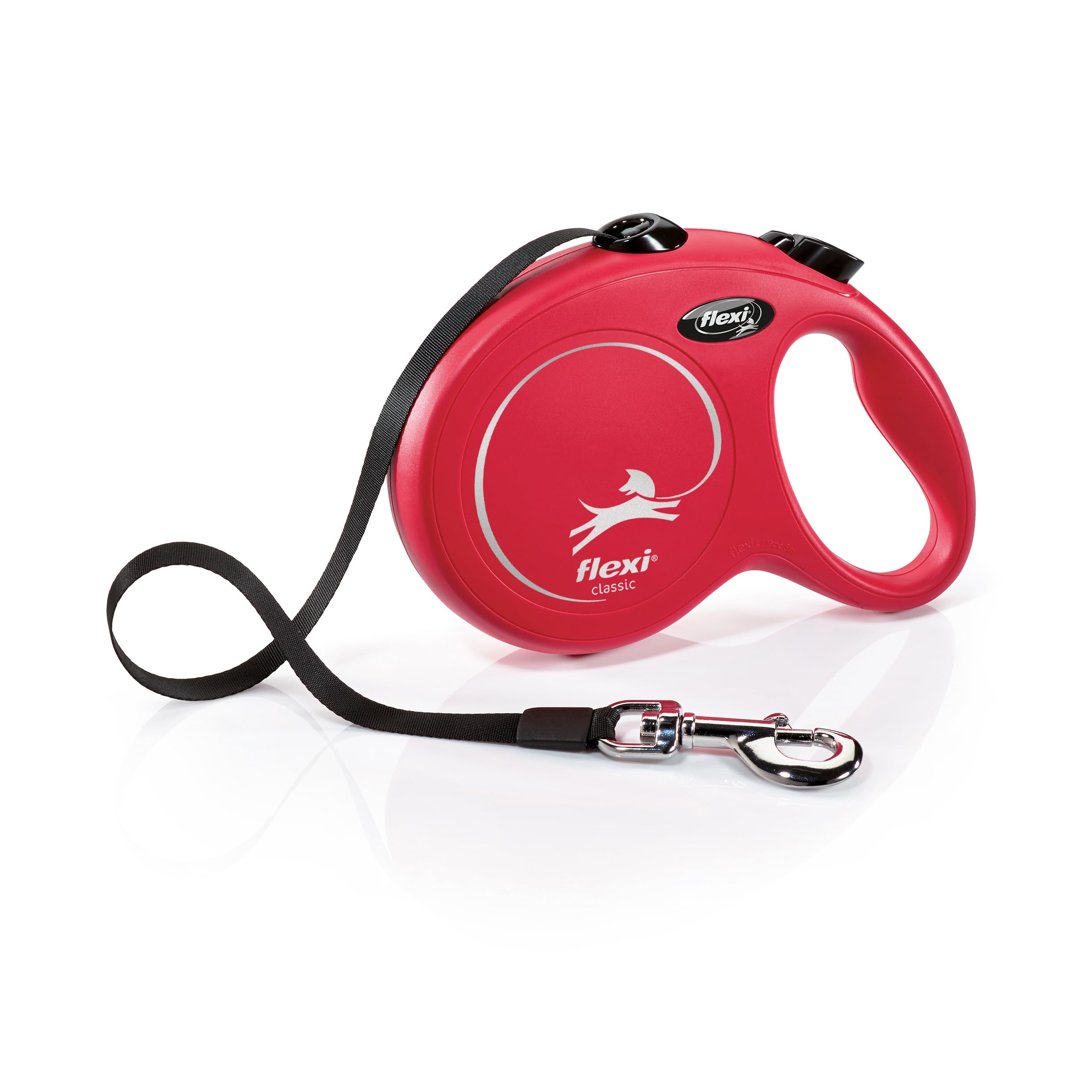 Flexi Classic Tape Retractable Dog Lead Reflective 3m, 5m or 8m