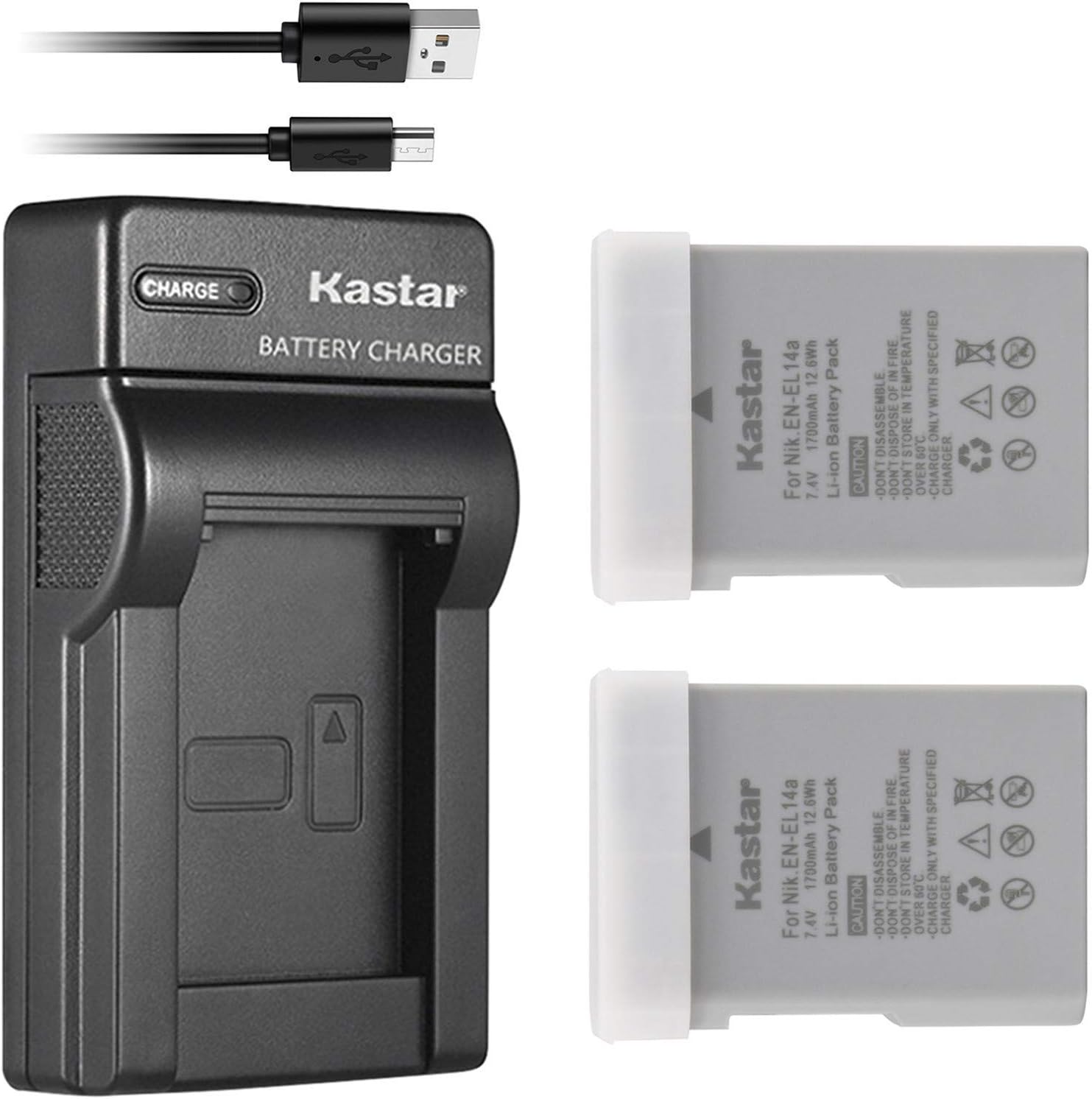 Caricabatterie Dual USB Per Nikon EN-EL14/EN-EL14a - Compatibile Con D3200, D5600 E Altri Modelli - Foto 12