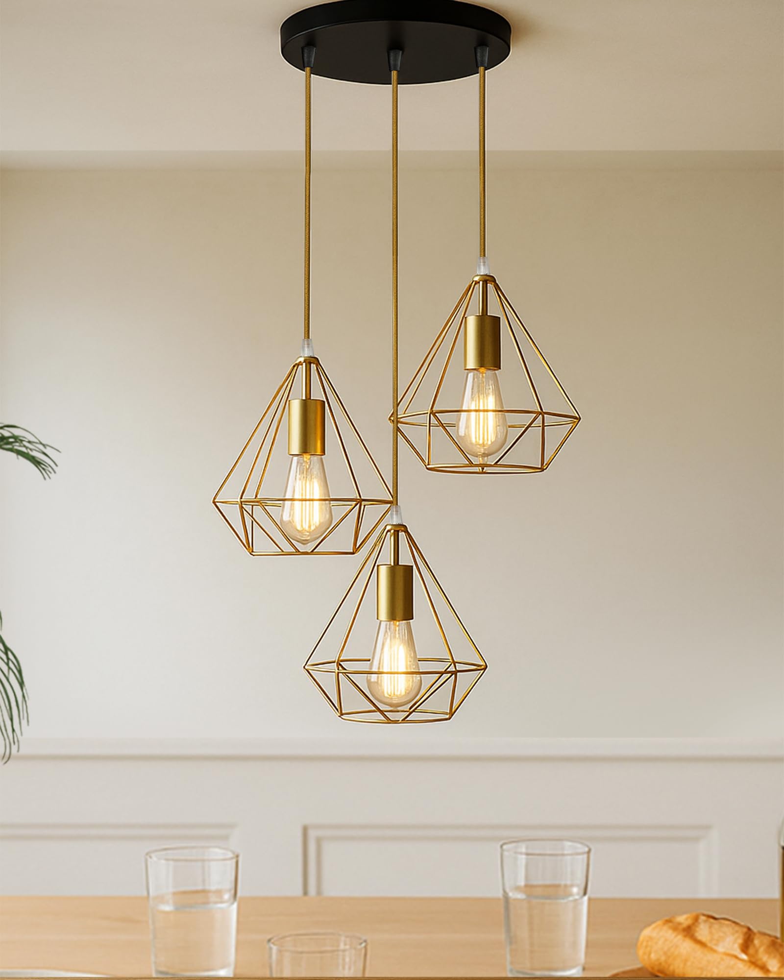 Homesake Raffia Pendant Light - Boho Ceiling Lamp -9