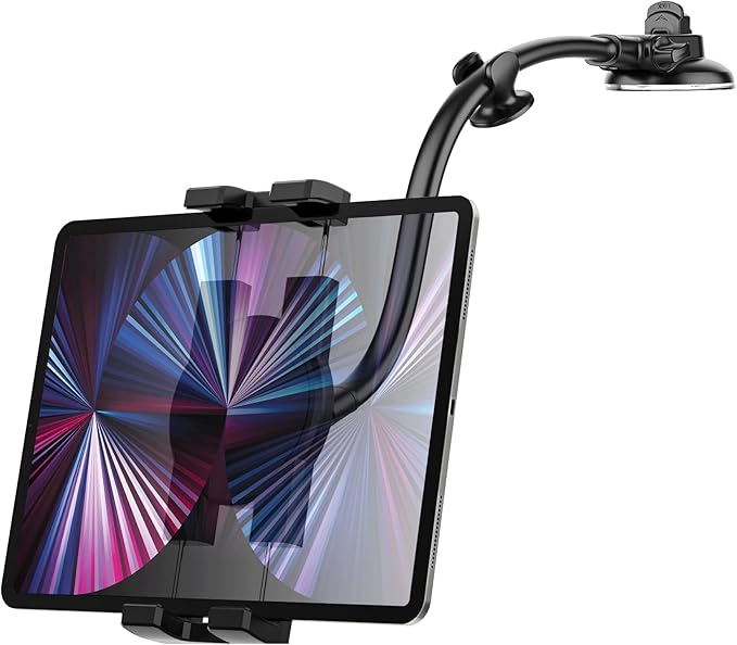 Amazon Co Jp Woleyi 車載ホルダー ダッシュボード車タブレットホルダー 強力真空吸盤式スマホスタンド 330mmフレキシブルアーム サクションカップipadホルダー カーフロントガラス ダッシュボード取り付け 360度回転 自由調節 安定性 日本語説明書付き タブレットと