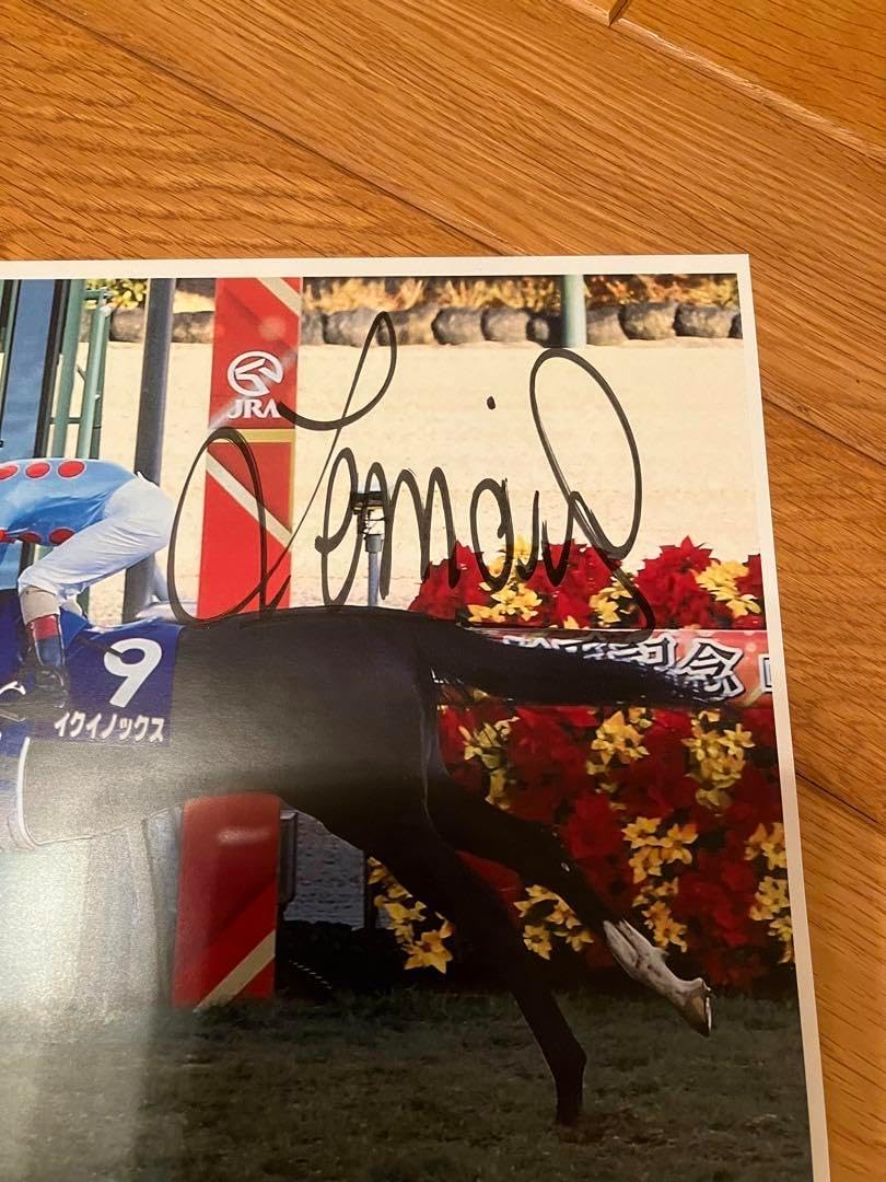 イクイノックス 2022有馬記念優勝 C ルメール騎手直筆サイン イク
