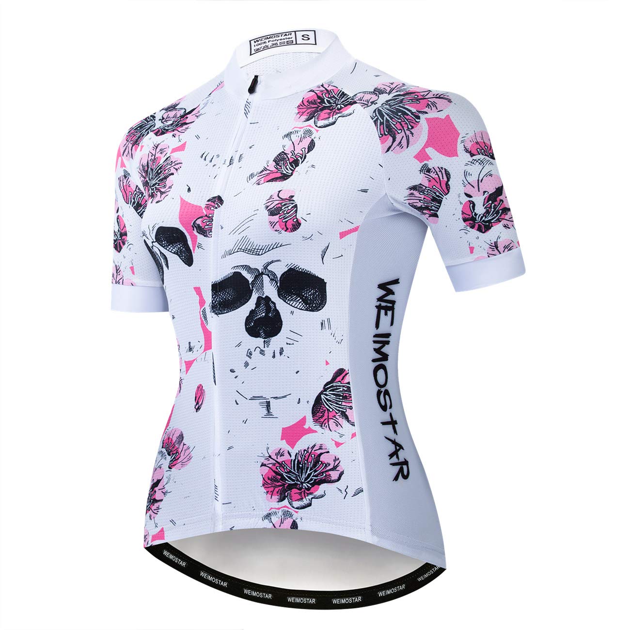 weimostar Fahrrad-Trikot für Damen, Mountainbike-Kleidung, Sommer-Rad-Top, kurzärmlig, MTB-Jersey, schnelltrocknend