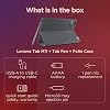 Lenovo Tab M11 Android Tablet | 11 Inch Full HD 1200p | 128 GB | Lenovo Tab Pen + Folio Case | WiFi | 4 GB RAM | Luna Grey | Designed for Portable Entertainment