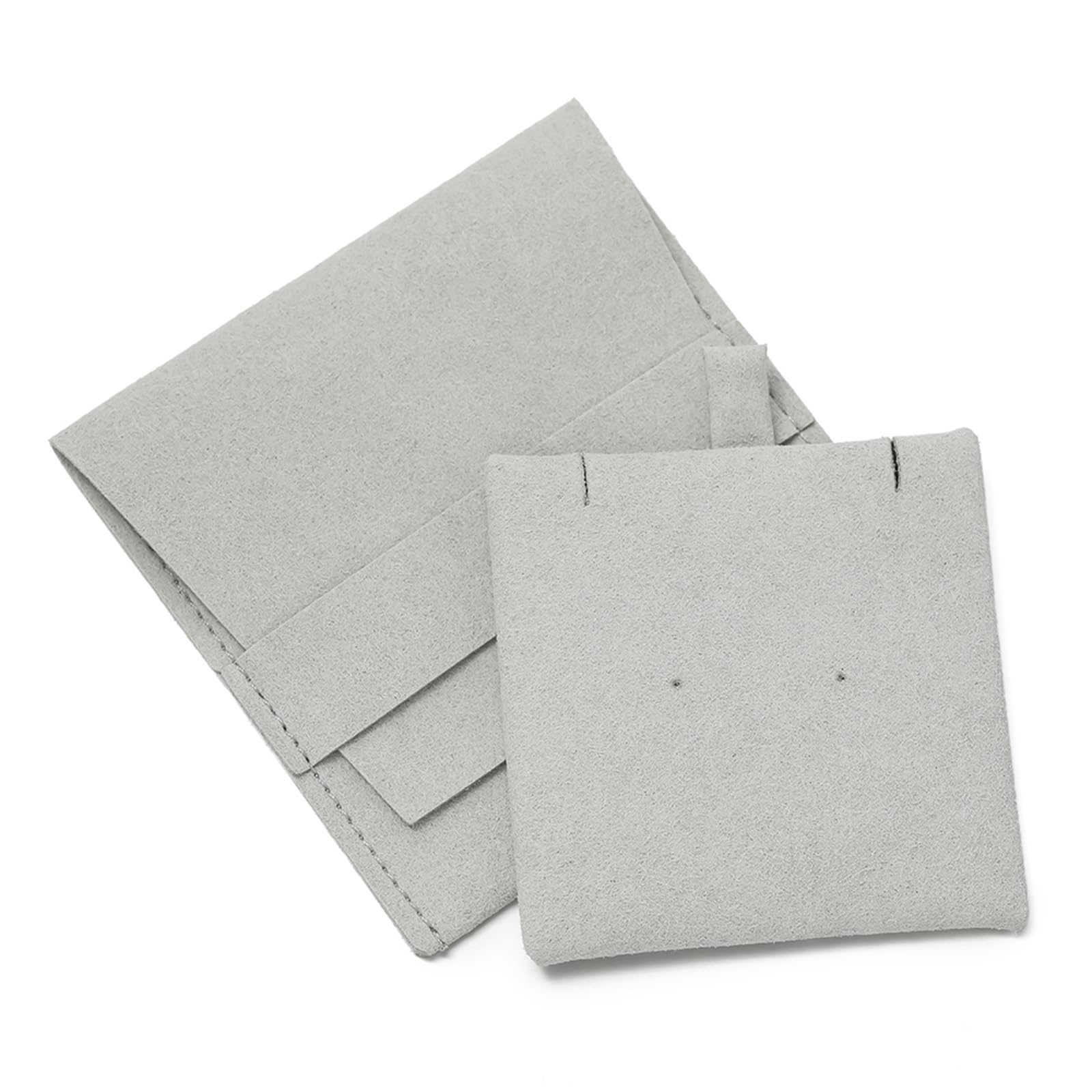 Cidegoo 5pcs 6.2x6.2cm Velvet Jewelry Pouches Gift Bags for Necklace Earring Storage