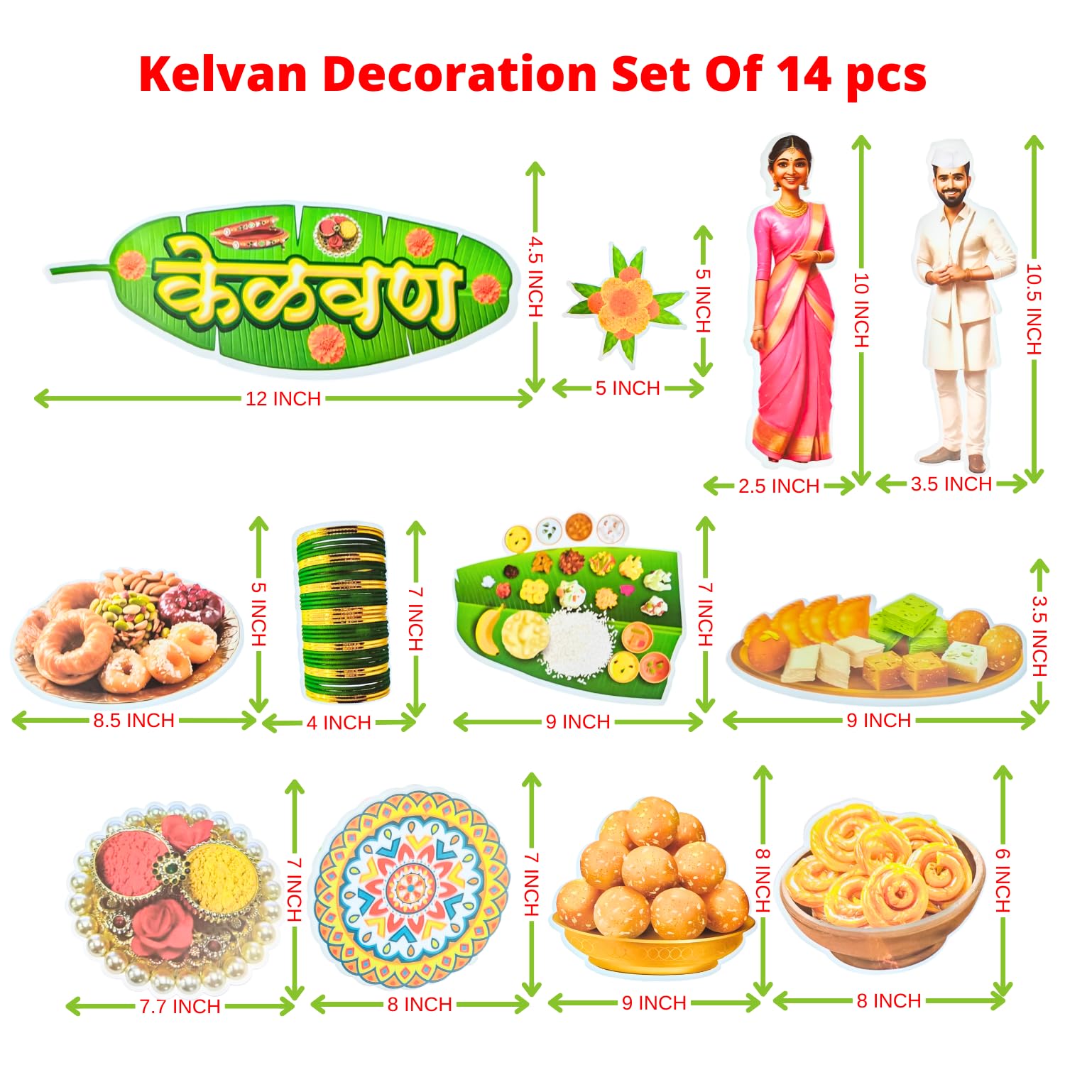 Kelvan Decoration Set - Maharashtrian Party Decor -3