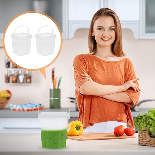 Miniatura 7 de 6 cubos cuadrados transparentes pequeños con tapa, versátil recipiente de helado para palomitas de maíz y té con leche, almacenamiento de grado