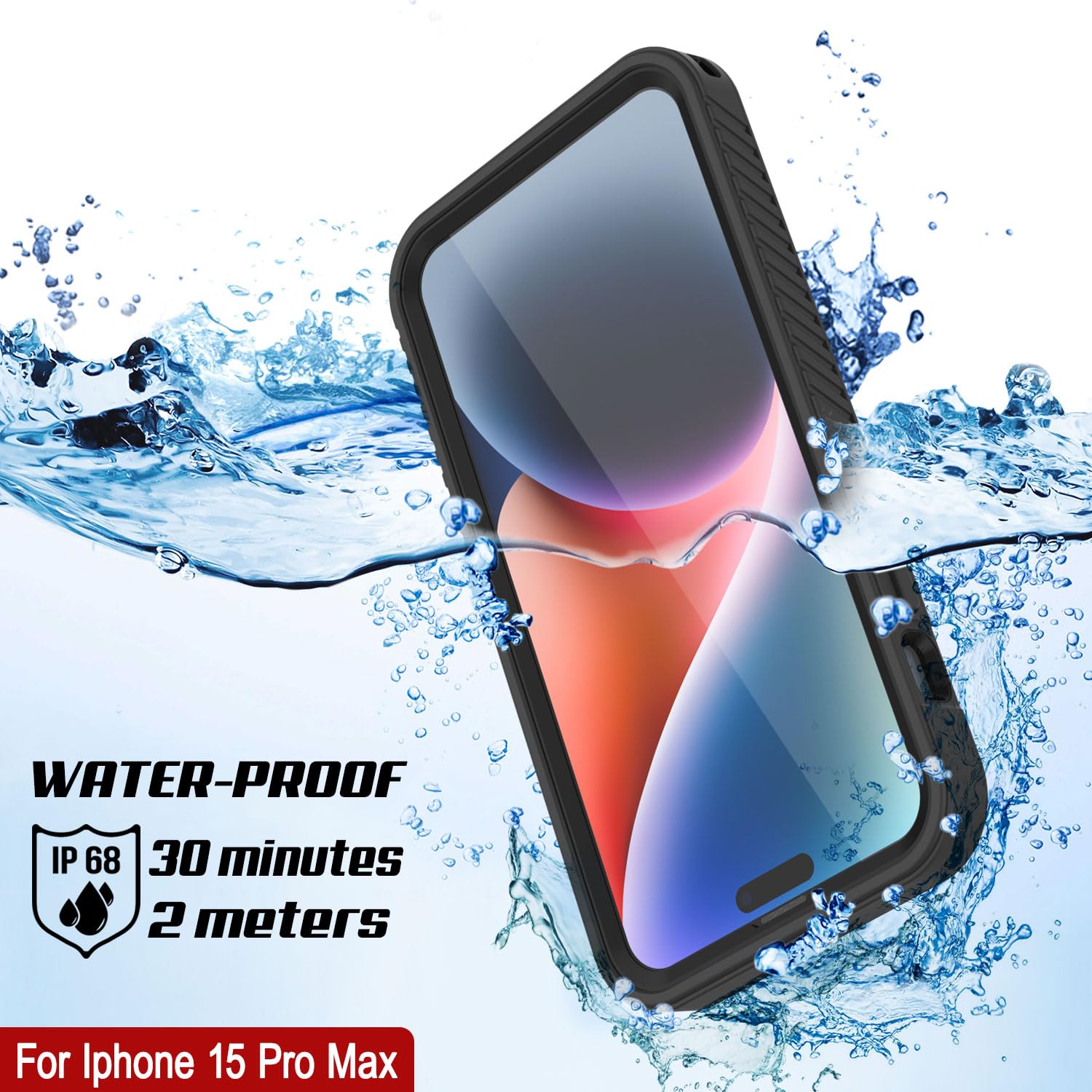 Punkcase Funda Impermeable Para IPhone 14 Pro Max [serie StudStar