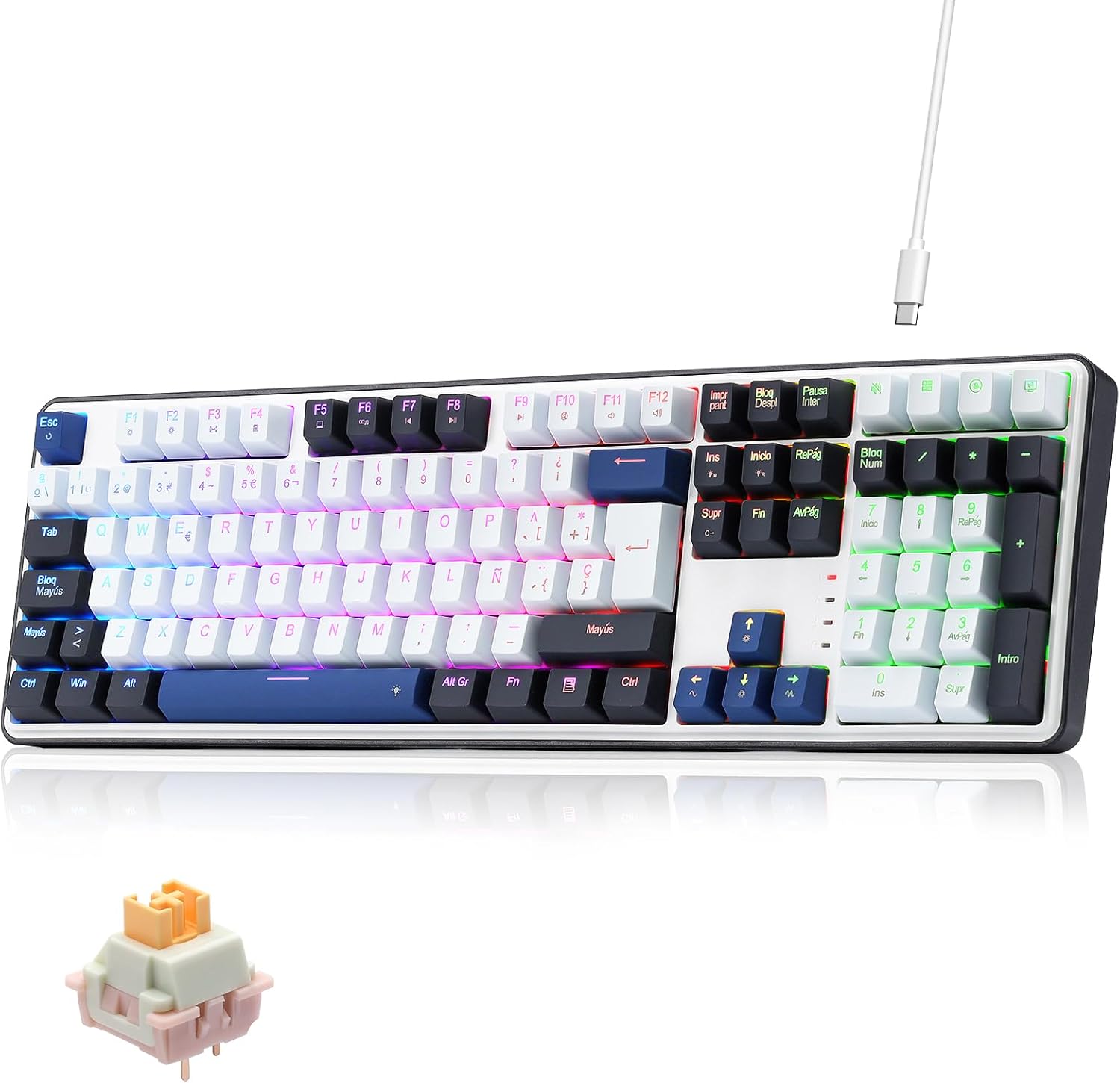 Redragon K689: Tacto Gasket avanzado, Full-size y Hot-Swap ES