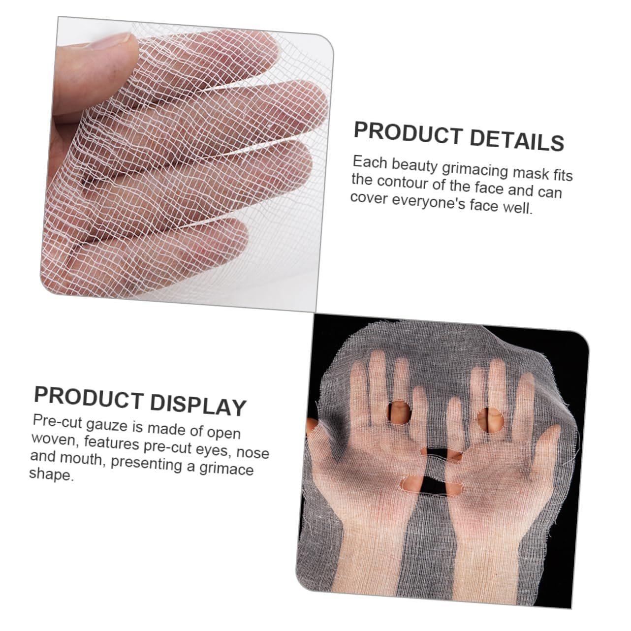 2 Set Maschere Pre Cut Design Per Per Trattamenti E Idratazione Profonda Per E Rimpolpata 100 Pezzi*2