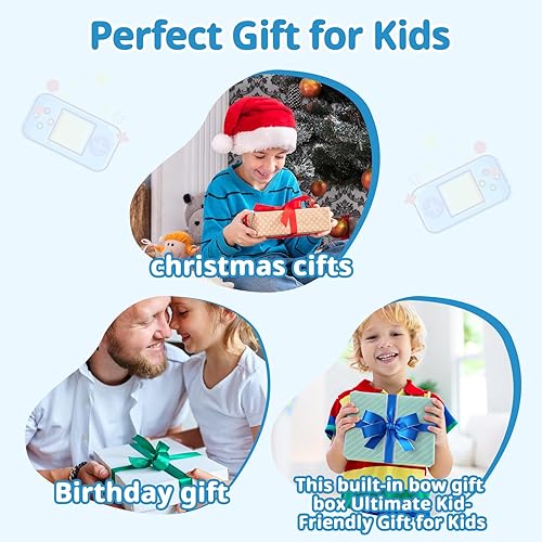 Miniatura 6 de Consola de juegos portátil, consola de videojuegos portátil con 300 juegos retro, pantalla HD de 3.2 pulgadas, batería recargable, auriculares