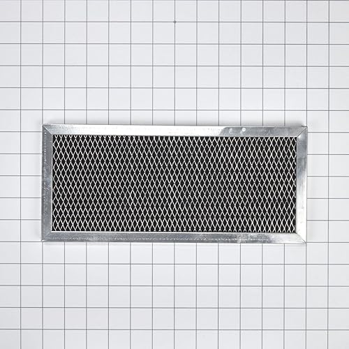 Miniatura 2 de Whirlpool 8205146A Filtro de carbón original OEM para microondas - Reemplaza 1266735, 8205146, AH1871348, EA1871348, PS1871348