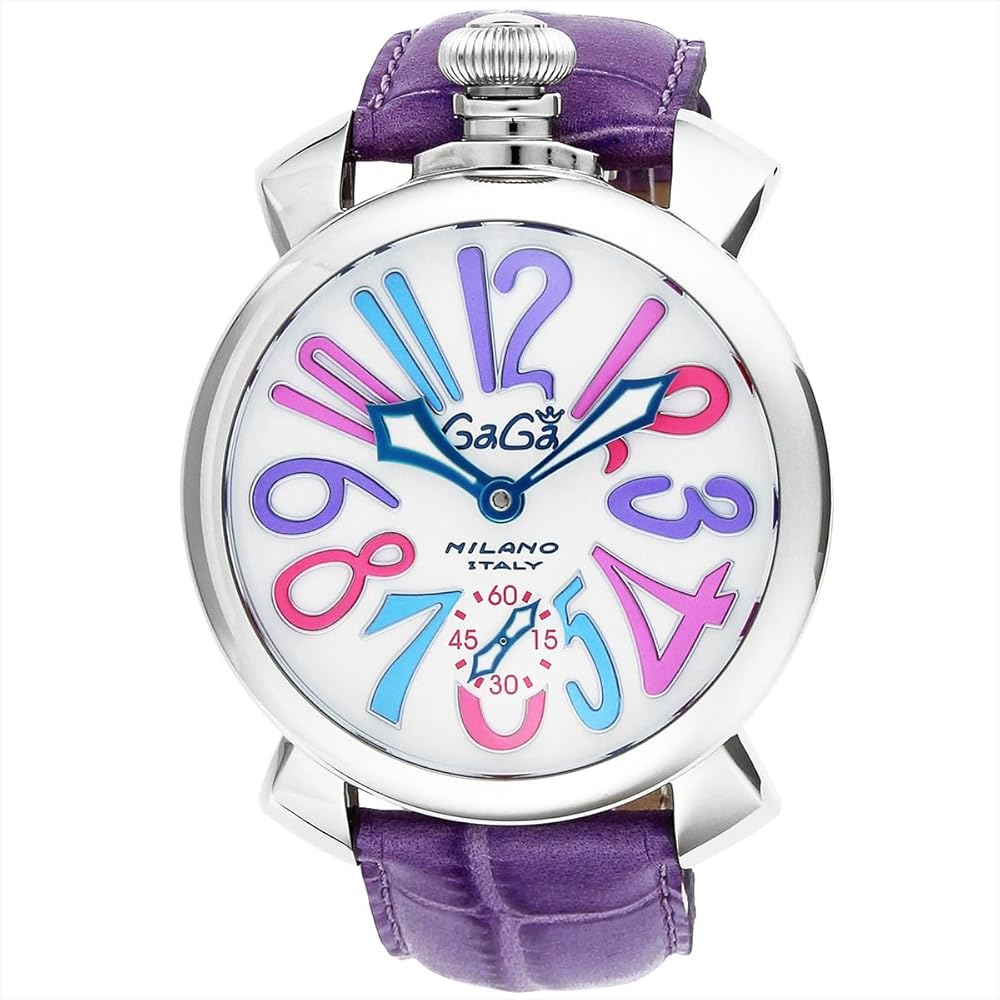 ガガミラノ Gaga Milano マヌアーレ 48mm ホワイト/レッド