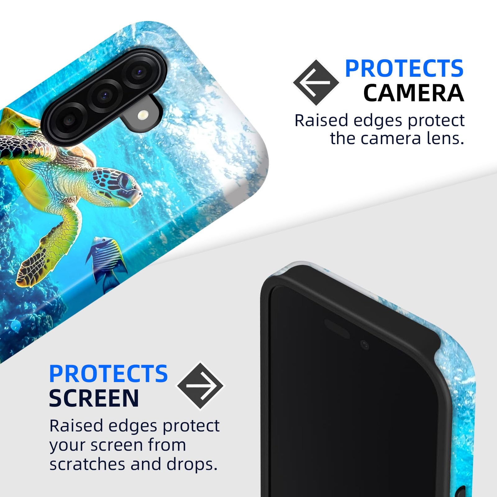 Amazon.com: ETLKJVBL for Samsung Galaxy A17 5G Phone Case, Sea