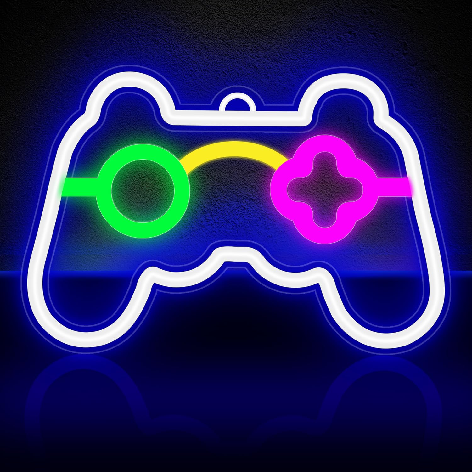 Pilz-Neonschild Für Gamer – LED-Wanddekoration, 30x28,4 Cm, USB-betrieben (grün)
