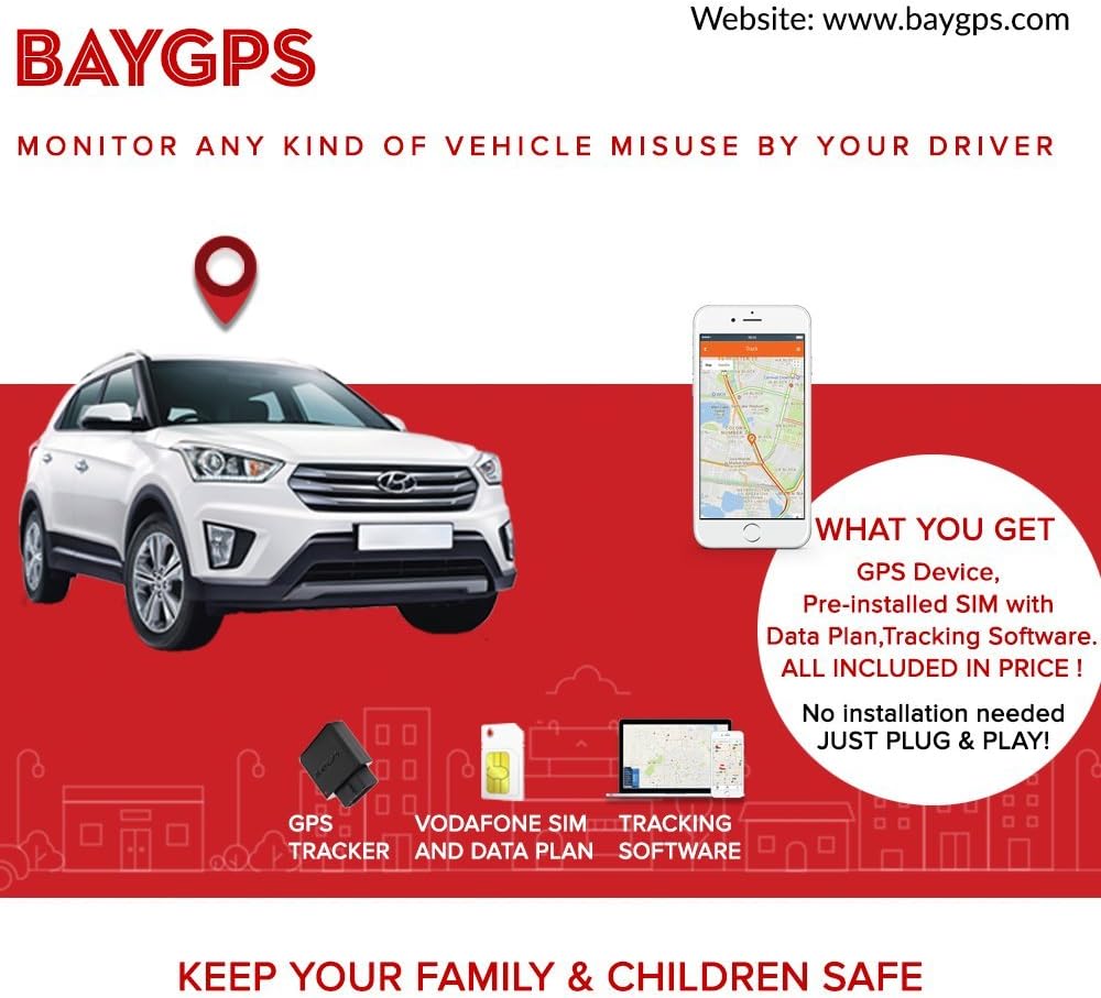 BayGPS LLP GPS OBD CAR Tracker Complete Solution