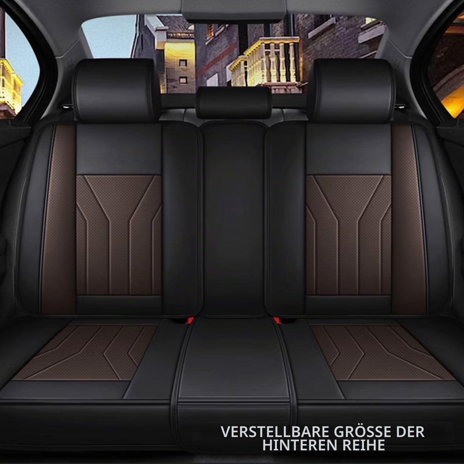 Auto-Sitzbezug Komplettset Für Dacia Bigster 2025,Custom Car Seat Cover Sets Full Set,Autositzbezüge komplettes Set,Wasserdichtes Auto Zubehör(E)