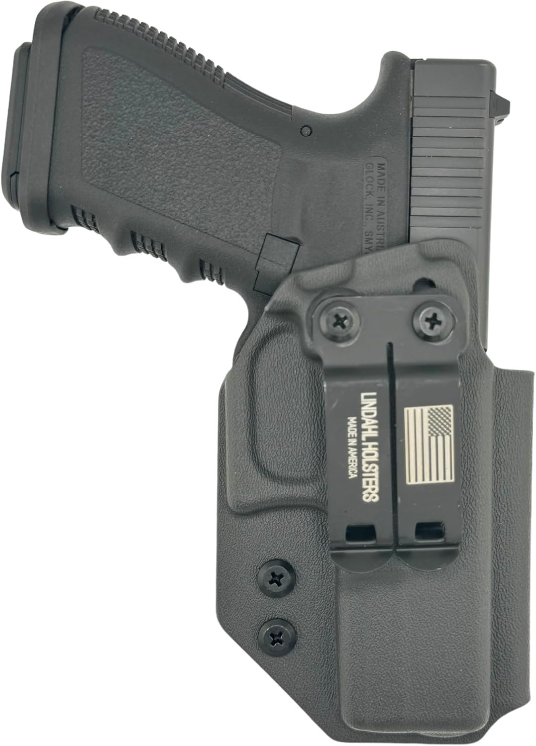 IWB - Compatible with Glock 19, 23, 45 Holster - Optic Ready - Inside The Waistband Concealed Carry - Adjustable Cant & Retention Kydex Holster - Made in USA