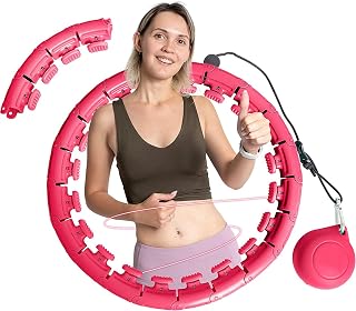 Weighted Hul Hoops for Adults Weight Loss 24 Knots Infinity Hoops Fitness Workout Equipment
