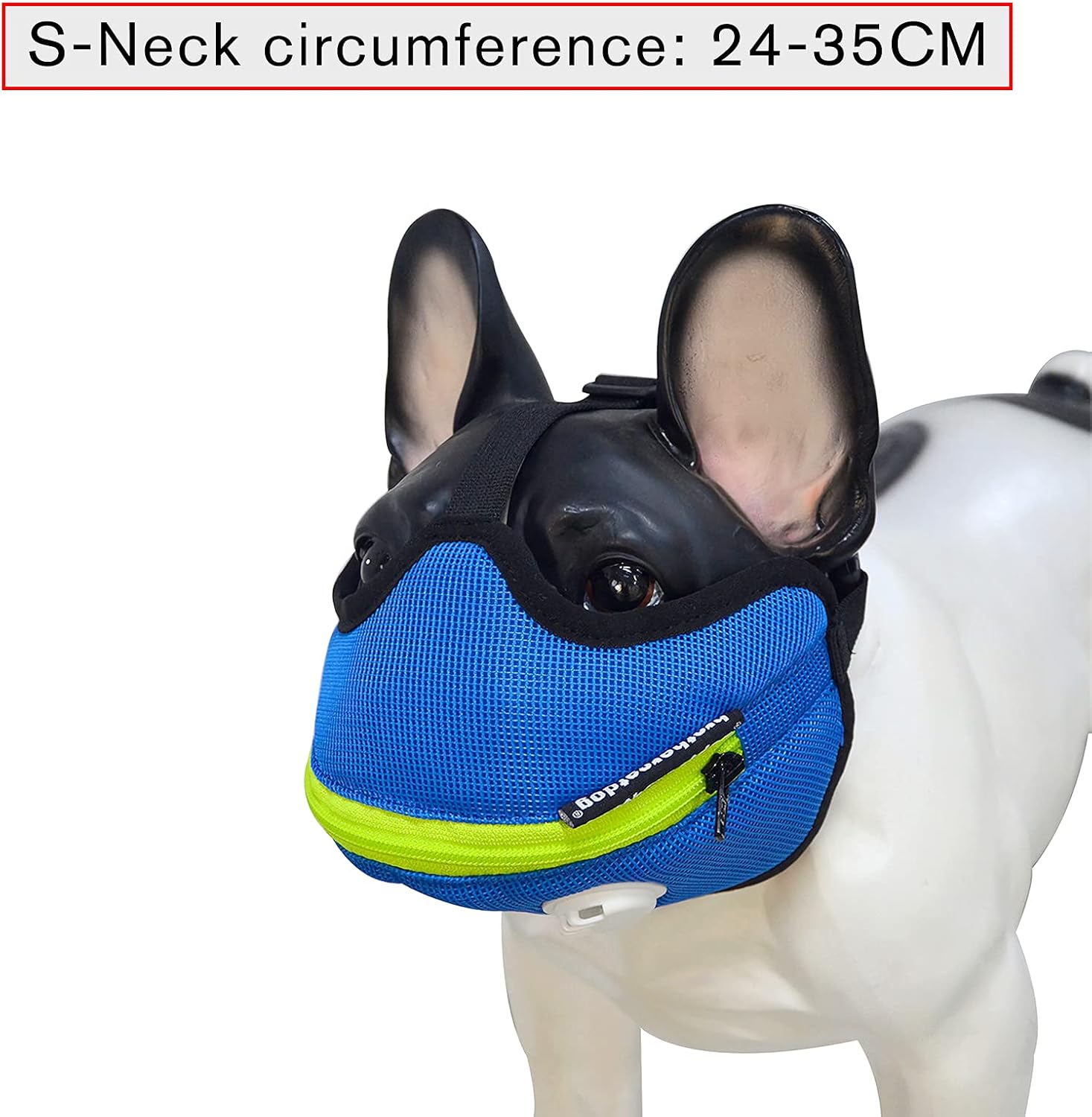 ITODA Short Snout Dog Muzzle Small Dog Anti Bite Mask Bulldog Sharpei