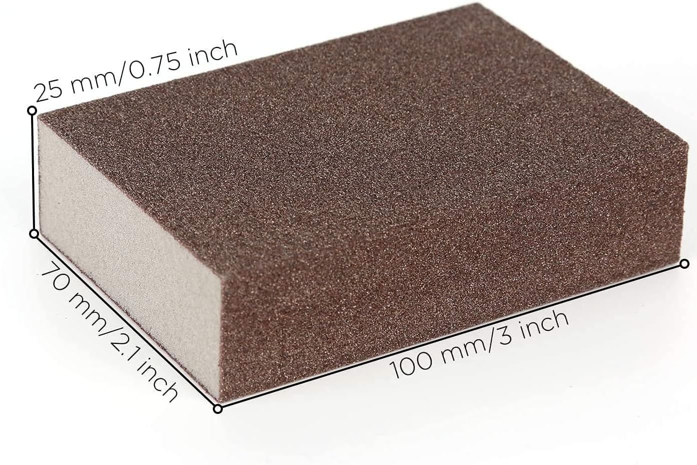 cyclingcolors 2 x Sanding sponges, Washable and Reusable Sanding Blocks, grit 150 - Image 2