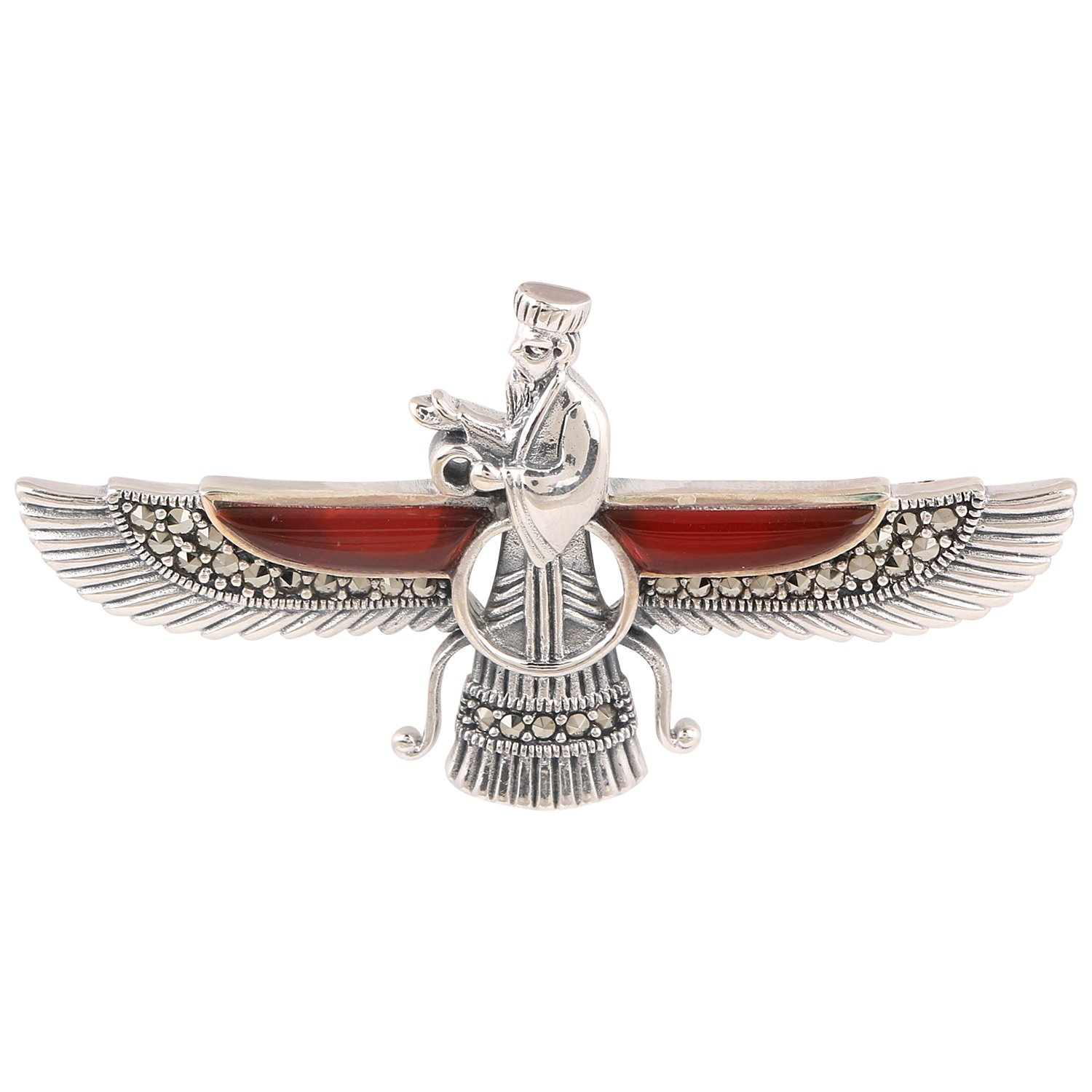 Ananth Jewels Somma Made with Swiss Marcasite Pendant Asho Farohar Pendant