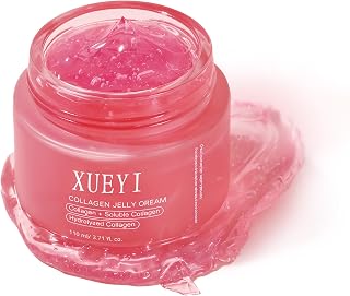 TINYLENS Collagen Gel Cream, Hydrating Jelly Serum with Hydrolyzed Collagen for Face Lifting Tools, Boosts Firmness & Elas...