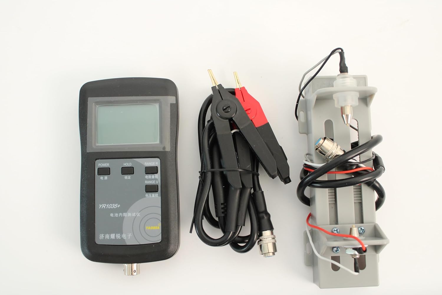 New Accessories YR1035 + Square Lithium Lead-Acid Iron Phosphate Button Battery Resistance Voltage Tester (Combination 9)