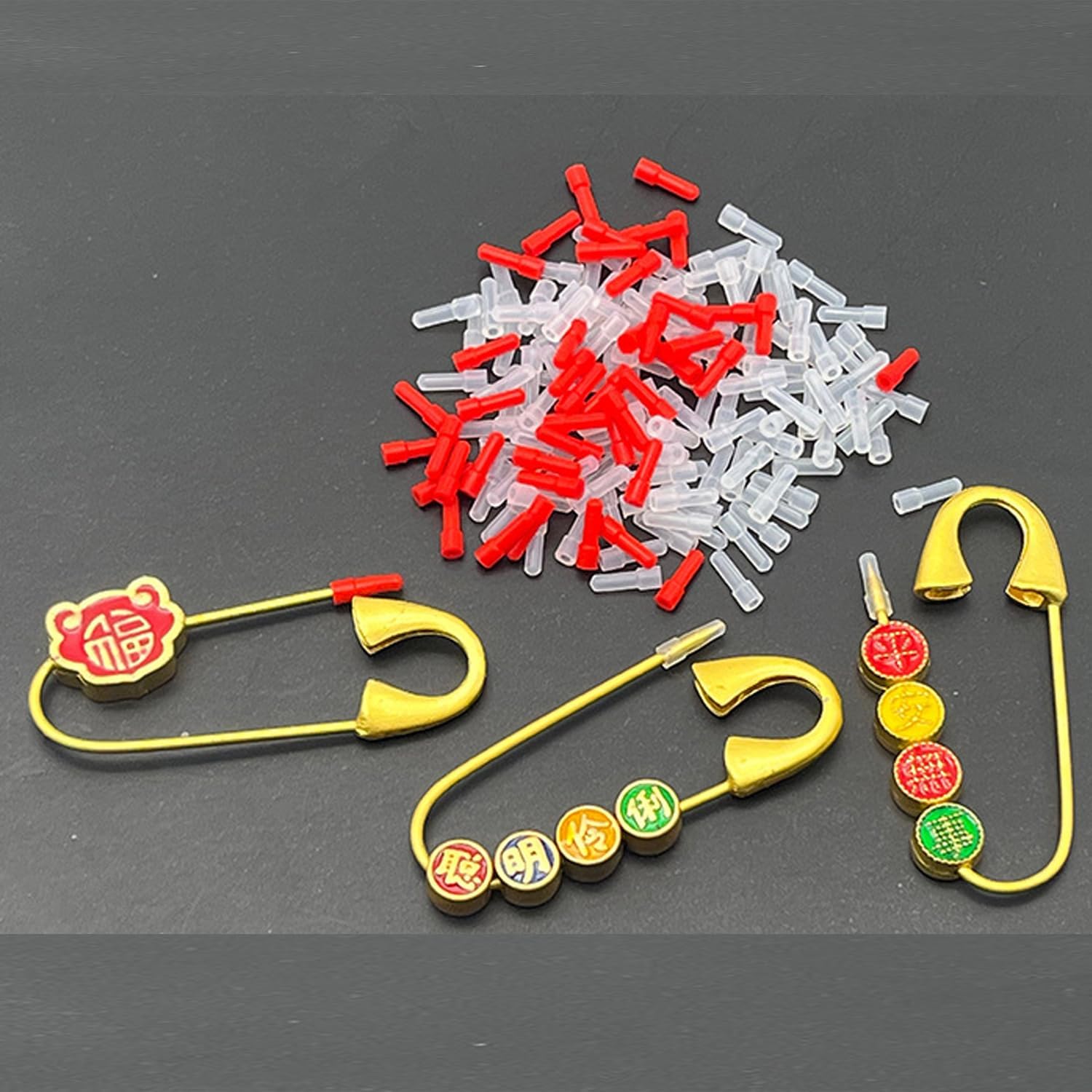 50 Pack Brooch Pin End Cap Needle Tip Protector Keeper Stopper Rubber Protective Cover Prick Proof Safety Mini Sleeve Case for Badge Broaches Suit Backing Lapel Hat Pins DIY Jewelry Brooches