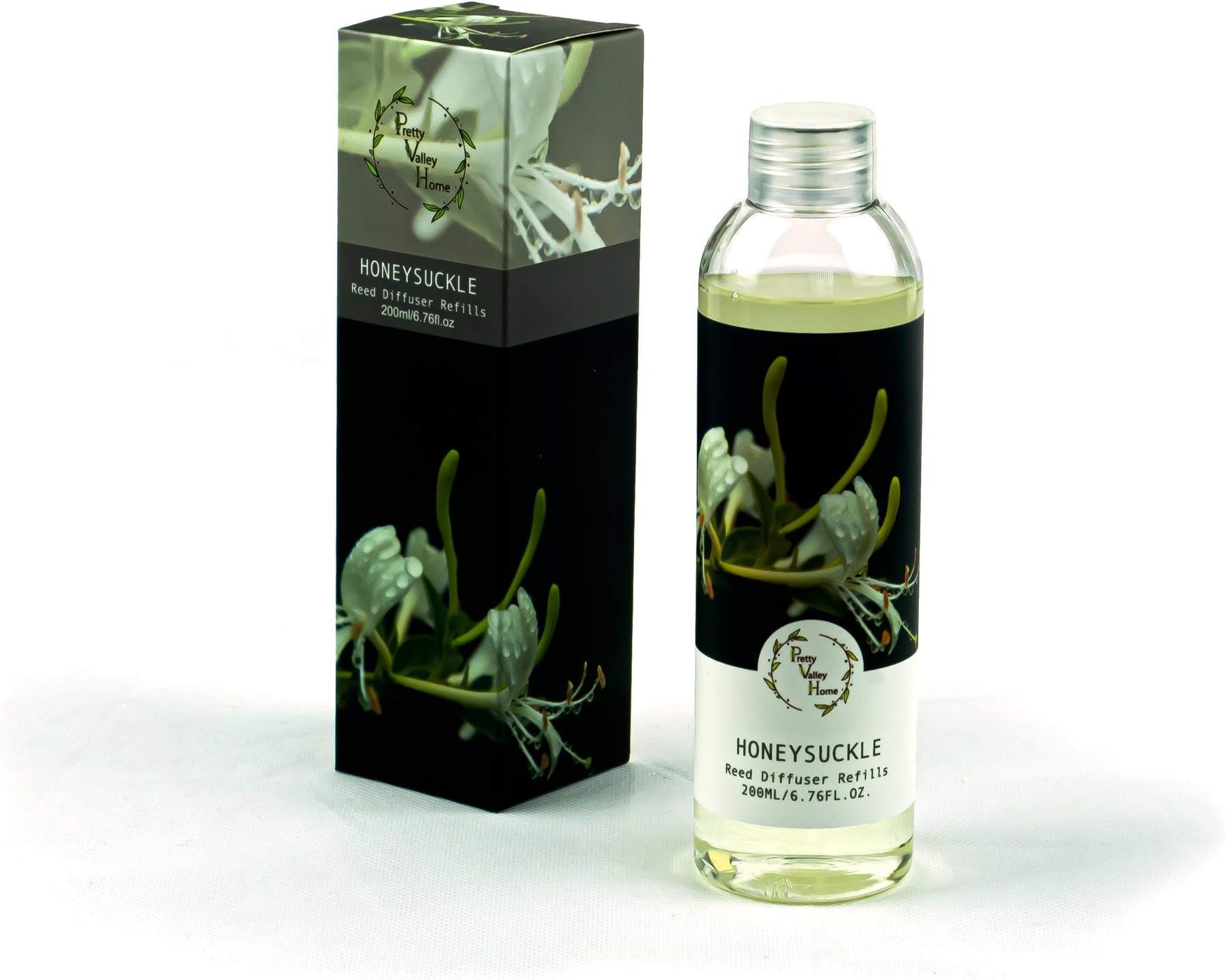 Amazon.com: Pretty Valley Home Reed Diffuser Refill (Honeysuckle ...