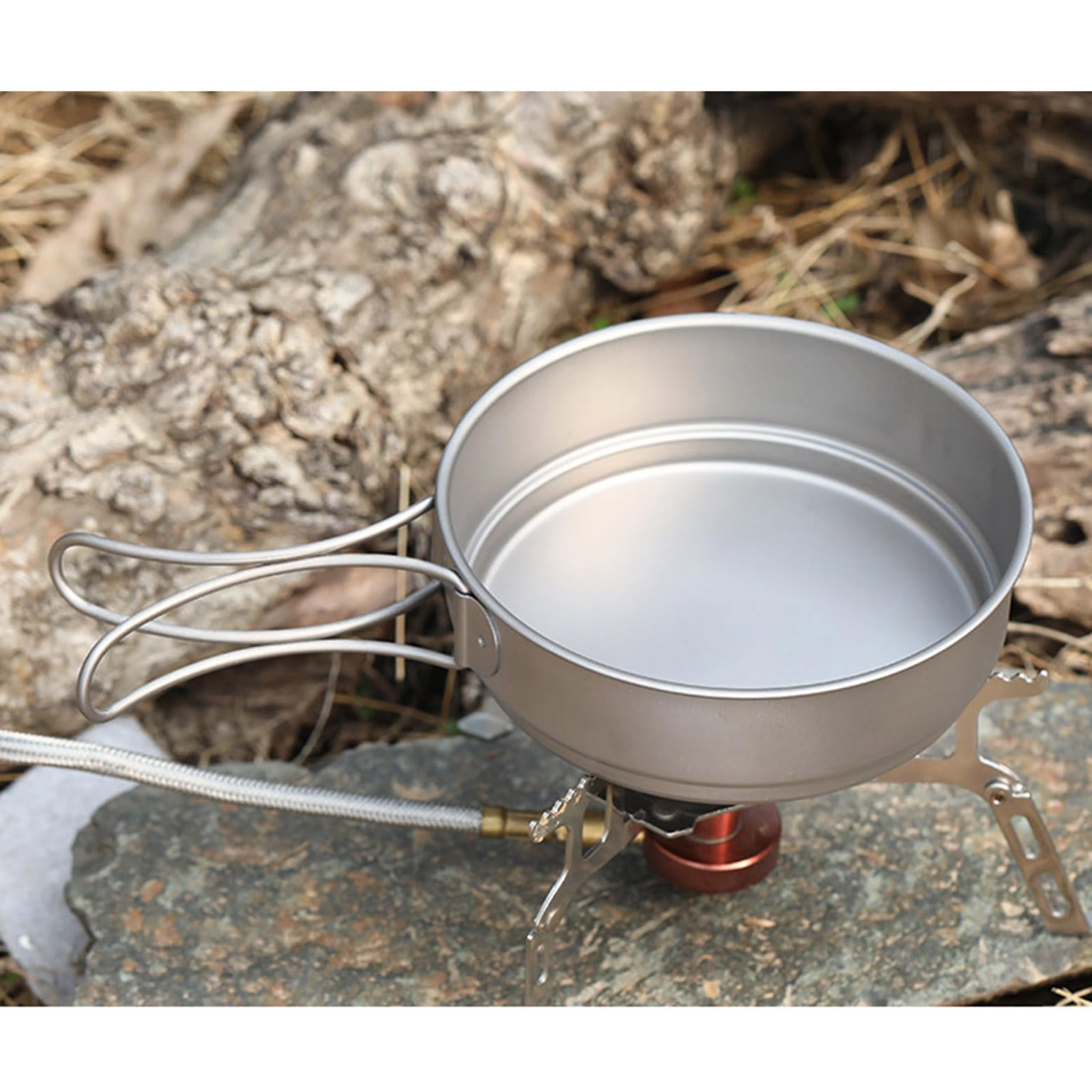Compacts Assiette de camping avec poignée pliable et légère pour randonnée en plein air