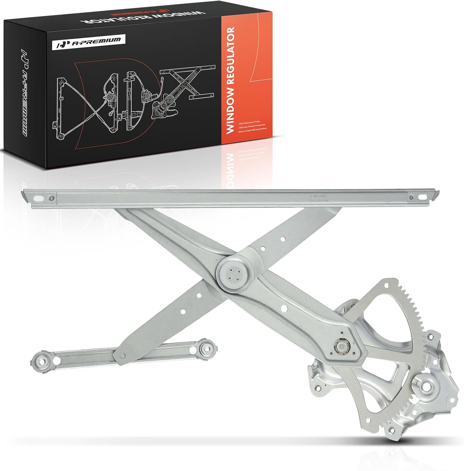 A-Premium Power Window Regulator Compatible with Lexus RX350 2010, RX450h 2010 & Toyota Venza 2009-2016, Without Motor