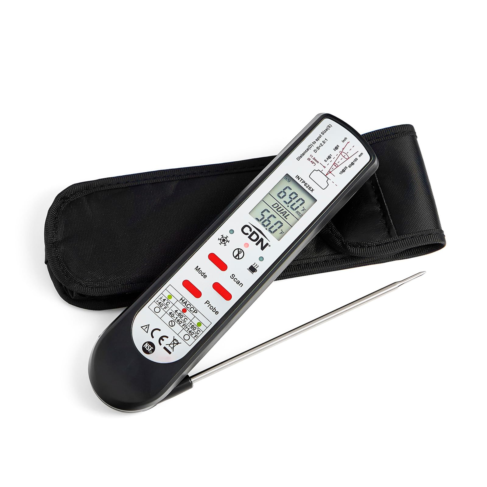 CDN ProAccurate Infrared Thermometer w/Thermocouple Probe