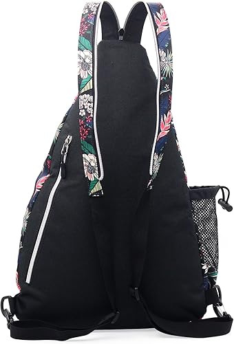 Vista 8 de ZOEA Bolsa de pickleball, bolsa deportiva de pickleball para mujeres y hombres, mochila de pickleball ajustable con gancho para cerca, soporte