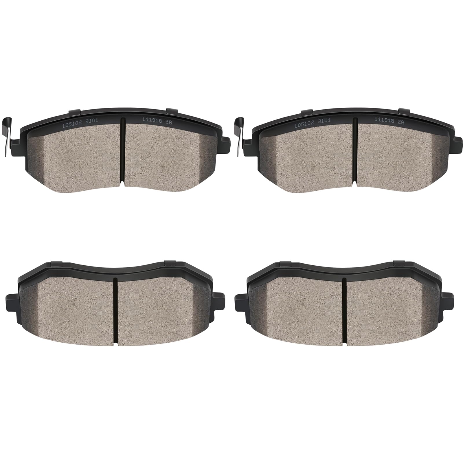 SCITOO D929 Front Semi-Metal Brake Pads Sets Fit For Saab 9-2X 2005-2006,For Subaru Baja 2003-2006,For Impreza 2002-2010,For Legacy 2002-2012,For Outback 2001-2012