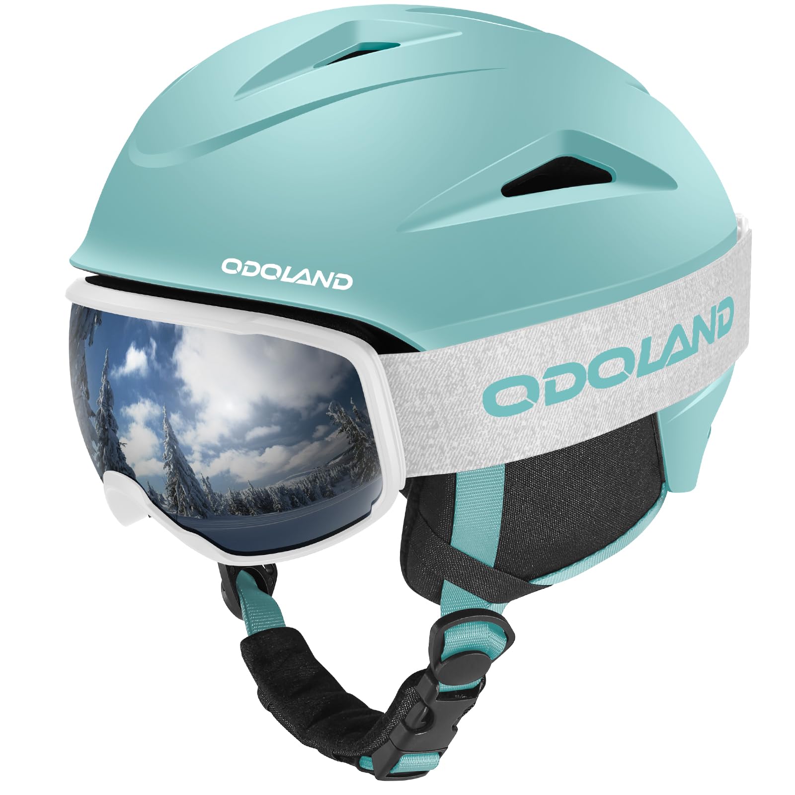 Odoland Adult Helmet & Goggle Set