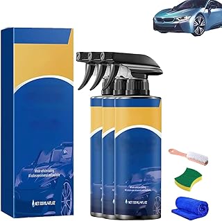 Coating Spray from Germany, 3 in 1 High Protection Quick Effect Coating Agent, Waterless Wash Coat Wax Polish Sprays for Car Care and Paint Repair, for Cars, Suvs, Trucks (3 Pcs)