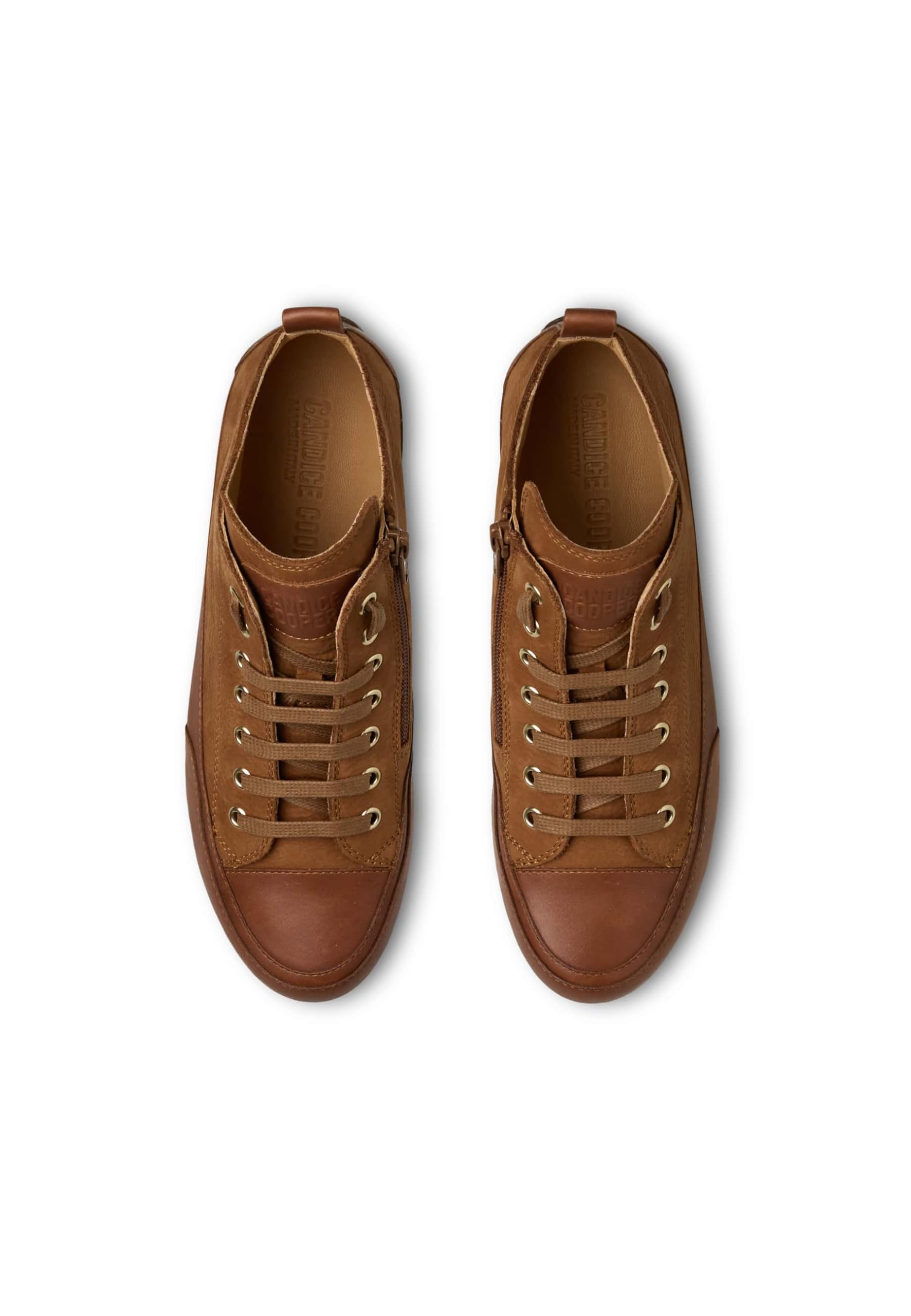 Candice Cooper Mid-Zapatillas de Piel y Ante
