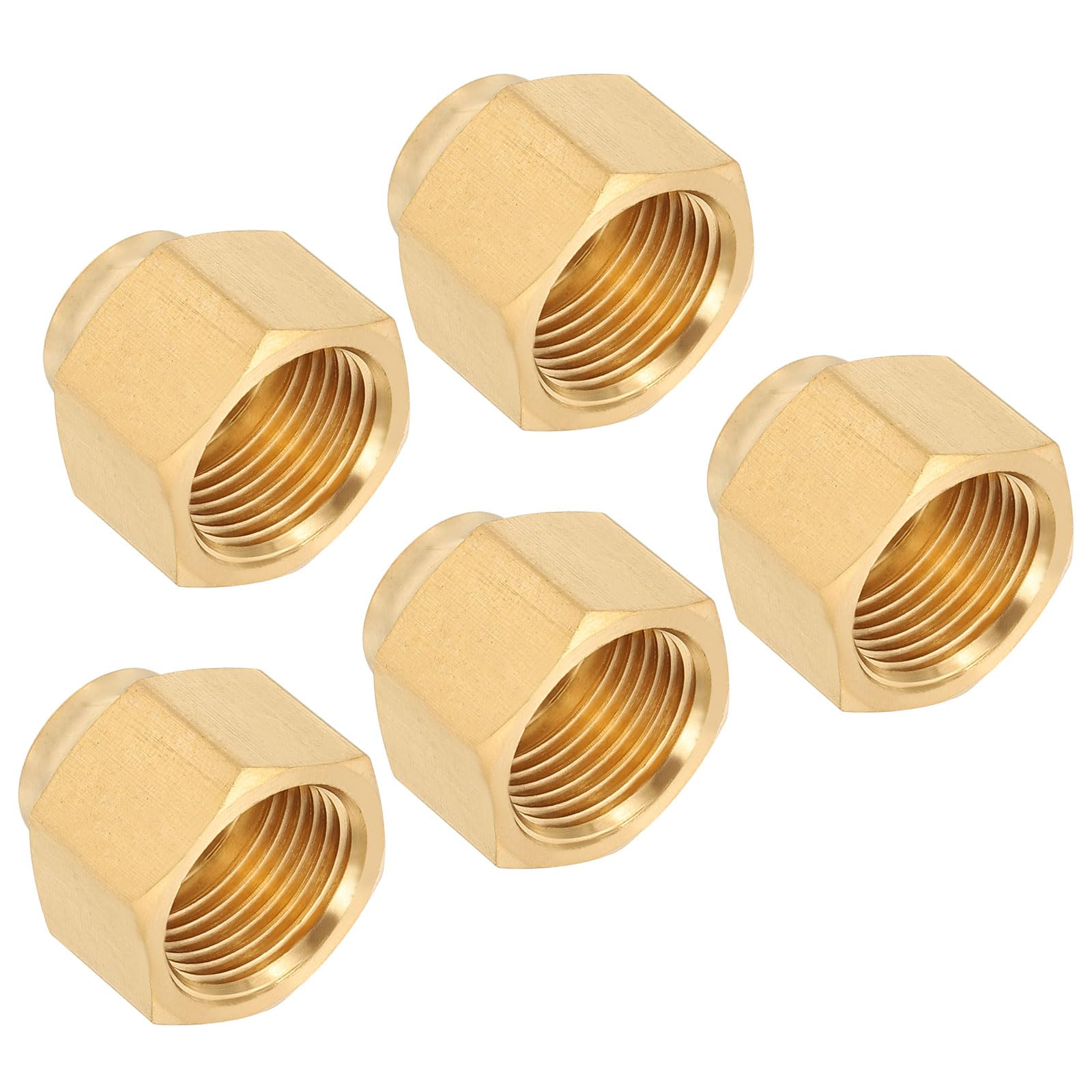 Amazon.com: PATIKIL Brass Flare Cap, 5pcs 1/2