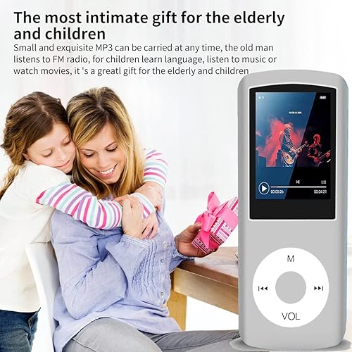 Miniatura 6 de Hotechs - Reproductor de MP3  MP4 de 64 GB, reproductor de música MP3 con LCD digital clásico delgado de 1.82 pulgadas, mini puerto USB con radio